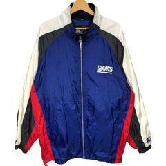 00s Reebok NFL GIANTS ナイロンジャケット ブルー メンズL - メルカリ