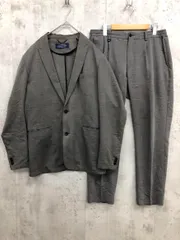 nano universe ナノユニバース 6681118007 ダメリーノ FLOW LINEN セットアップ ジャケット パンツ スーツ sizeL/グレー ■◇ メンズ