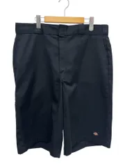 DICKIES (ディッキーズ) Loose Fit ハーフパンツ ワークショーツ ペイントカスタム 古着 42283BK 38 ブラック メンズ/065