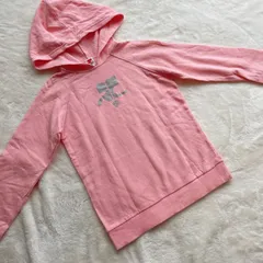 Y2K Courreges21 Vintage Big Logo Hoodie Pink Women Size 38 Made in Japan  00s Archive クレージュ21 パーカー ピンク ロゴ コットン混 日本製のサムネイル