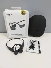【美品】SHOKZ OpenRun Pro 2/S820/骨伝導イヤホン/ブラック