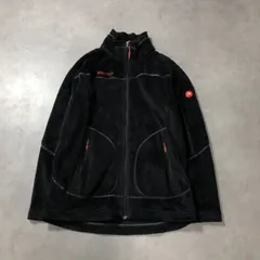 GQ4979◇Marmot：フリースジャケット◇M◇ブラック系 MOF-F2160 マーモット