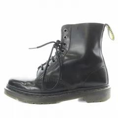 ドクターマーチン DR.MARTENS JAMESON 8ホール ショートブーツ レースアップ レザー UK6 黒 ブラック 14720001 /AN19