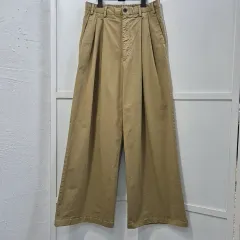 ザラ ツータック ワイド パンツ メンズ S