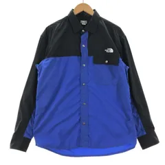 【中古】THE NORTH FACE ロングスリーブヌプシシャツ M NR11961 ブラック ブルー ザ ノースフェイス[10]