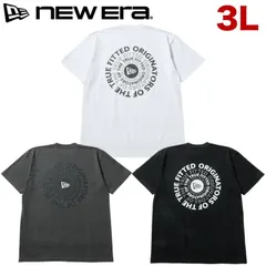 新品 NEWERA ニューエラ 正規品 半袖 Tシャツ ティーシャツ 半袖Tシャツ バックプリント サークル メンズ レディース 白 ホワイト グレー グラファイト 黒 ブラック 大きいサイズ XXL 3L 14856718 14856719 14856721