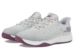 スケッチャーズ レディース シューズ スニーカー リラックスフィット Skechers Pickleball Slipins Relaxed Fit Viper Court Reload GreyPurple グレー