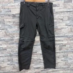 Columbia コロンビア 2wayコンバーチブルパンツ アウトドアパンツ OMNI-SHADE ナイロンパンツ ハーフパンツ ショーツ ボトムス グレー 30/32