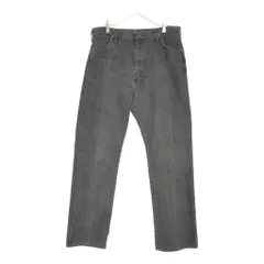 80年代 USA製 Wrangler ラングラー 13MWZPB デニムパンツ 先染め ブラック(メンズ W36 L34)中古 古着 X5524