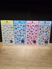 【正規品】4枚セット！ボンボンドロップシール しずくちゃん大　コンプリ