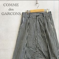 COMME des GARCONS コムデギャルソン サルエルパンツ 1C-P018 ギンガムチェック S ブラック ホワイト モノトーン メンズ ファッション _218023