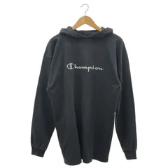 Champion (チャンピオン) 90-00s USA製 ヘビーウェイト カットソーパーカー ブラック XL