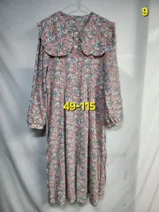 フラワー ビック襟 ONE PIECE 49-115