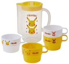 스케이터(Skater) 스태킹 컵 4개조 케이스 첨부 피카츄 포켓 몬스터 850ml KS32S-A