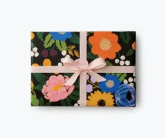 RIFLE PAPER CO. ラッピングペーパー 3本セット 包装紙 ロール ギフトラップ 花柄 未使用 H