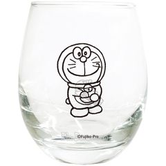 산 아트 [ 도라에몽 Doraemon ] 3D 주스 글라스 스몰 라이트 유리 컵 도라에몽 상품 잡화 식기 클리어 약 직경 7 × 10cm 일본제 SAN4780