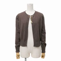LOUIS VUITTON ルイ・ヴィトン ニット サイズM カシミヤ混 カーディガン LVチャーム チェーン装飾 ブランド古着【中古】20260318/RA8432のサムネイル