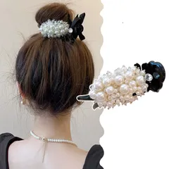 HAPVITAL 髪飾り バンスクリップ ヘアクリップ オフィス シンプル ヘアアクセサリー 韓国風 人気 クリップ 大きめ オフィス おしゃれ 贈り物 レディース用 髪留め