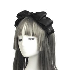 DimMoire 安全ピン フリルリボン ヘアクリップ 地雷 ゴスロリ ヘアピン