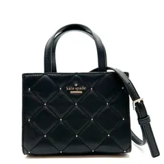 Kate Spade ケイトスペード　ニューヨーク　エマーソン　ショルダーバッグ　スモール　スタッズ　サムサッチェル　2WAY ハンドバッグ　ブラック　レザー　レディース　ギフト　プレゼント