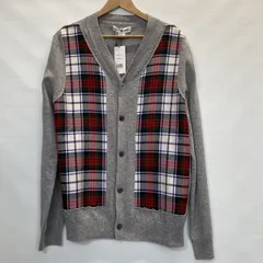 [浜館75-2238]　[店舗併売品] COMME des GARCONS SHIRT 20AW Tartan Panel カーディガン チェック ニット Xサイズ [中古品]のサムネイル