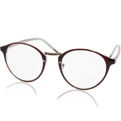 [エイトトウキョウ] サングラス ブルーライトカット メガネ 伊達メガネ コンビ ボストン ウェリントン UVカット 軽量 メンズ レディース 運転用 スポーツ [ 鯖江メーカー企画 ] ブラウン/クリア TY2854-4