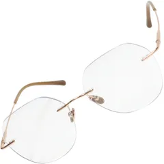 [ベルクート] ピンクゴールド 伊達メガネ 伊達眼鏡 リムレス フチなし フレームなし だてめがね だて眼鏡 度なしメガネ オシャレ ファッション めがね 眼鏡 メンズ レディース 四角 スクエア 長方形軽量 透明 小さい 大きい 軽い レンズ UVカット 紫