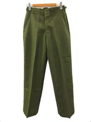 ヴィンテージ VINTAGE 50s US ARMY 米軍実物 M-1951 ウール フィールドトラウザーズ パンツ オリーブグリーン ミリタリー S-Rのサムネイル