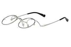 [ゾフ] 丸型 ラウンド型 跳ね上げ式 メガネ (ブラック・ZF252022_14E1)｜フリップアップ｜眼鏡の上から サーモント 伊達めがね 度付き（レンズ交換券付き） 度なし おしゃれ 男女兼用 レディース メンズ ユニセックス【49□21-145】