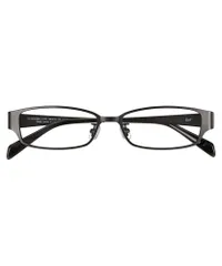 [ゾフ] スクエア型 メガネ｜ビジネス スタイリッシュ おしゃれ 読書 検眼調整 伊達メガネ 度付きレンズ交換 度あり 度なし 男女兼用 メンズ 太いテンプル【ZY242029_17F1 ZY242029-17F1 グレー（ガンメタ）】【54□16-147】