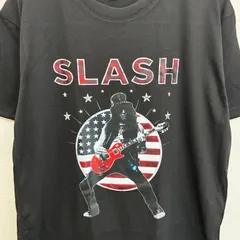 新品 スラッシュ SLASH ガンズアンドローゼズ Guns N' Roses XLサイズ バンドTシャツ バンティー バンT アーティストTシャツ 両面プリント メンズ ユニセックス ロック メタル ストリート アメカジ アメリカン USA ギターのサムネイル