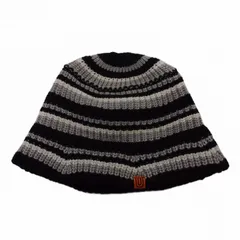 ユニバーサルオーバーオール UNIVERSAL OVERALL ボーダー バケットハット 帽子 57㎝～59㎝ マルチカラー