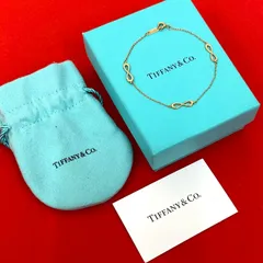 極 美品 箱 袋付き TIFFANY&Co. ティファニー インフィニティ ブレスレット K18イエローゴールド アクセサリー ゴールド 38768
