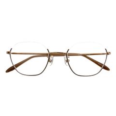 Zoff 丸みのあるメタルボストンフレーム 薄型レンズ 遠視用 ＋2.0 男女