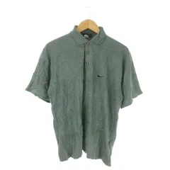 ナイキ NIKE ゴルフウェア ポロシャツ XXL 緑 グリーン 半袖 ロゴ /AO8 ■GY99