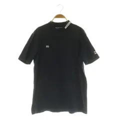 パーリーゲイツ PEARLY GATES ゴルフ ハイネックシャツ 半袖 鹿の子 プリント 6 ブラック /MY ■OS ■GY58