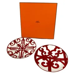 エルメス HERMES ガダルキヴィール パンプレート 2枚セット 皿 食器 17