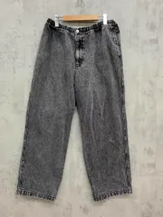 XLARGE エクストララージ 101212031013 DENIM WIDE EASY WORK PANT デニムパンツ sizeL/黒 ■■ メンズ