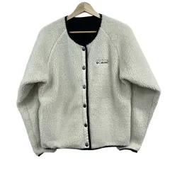 columbia(コロンビア) ブルゾン サイズL レディース - 白 長袖/リバーシブル/ボア/春/秋