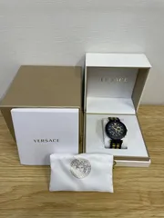 ■ヴェルサーチ VERSACE WATCH V-レース デュアルタイム クォーツ時計 稼働品 A26-895のサムネイル