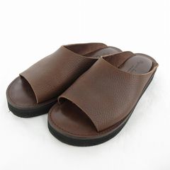 REGAL レザー スライドサンダル ブラウン サイズL - メルカリ
