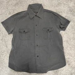A.P.C　アーペーセー　APC  【サイズ】  38　半袖シャツ　SHIRT　ワークシャツ　レディース　ダークグレー　中古　古着のサムネイル