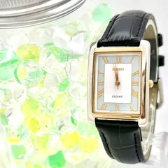 【新品電池】SEIKO セイコー LUCENT ルーセント ボーイズ 腕時計 ローマン レクタンギュラー シルバー 5E21-5C10 9D0088 新品ベルト