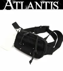 【広尾店】MM6 メゾンマルジェラ MM6 Maison Margiela 4ステッチ ウエストバッグ メッセンジャーバッグ 黒 【18718】