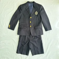 美品 hiromichi nakano BOYS ヒロミチナカノ ボーイズ 男の子 子供用 スーツ 120㎝ ネイビー ワッペン エンブレム 金ボタン かっこいい 発表会 結婚式 セレモニー フォーマル 入園式 卒園式 入学式のサムネイル