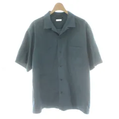 B&Y ユナイテッドアローズ BEAUTY&YOUTH ビューティー&ユース シャツ L 青 ブルー 無地 開襟 半袖 トップス /PP ■GY61