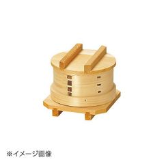 未使用】わっぱ 木製 せいろ・蒸し器 6寸 足立茂久商店 レンジ可