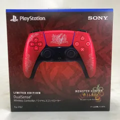 02w23622 PS5 プレイステーション5 DualSense ワイヤレスコントローラー モンスターハンターワイルズ リミテッドエディション [CFI-ZCT1JZ5] ※未開封品【中古品】