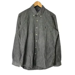 ポロ バイ ラルフローレン Polo by Ralph Lauren シャツ 長袖 ボタンダウンシャツ M グレー