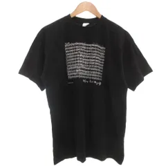 ビー・アンド・シー コレクション B&C COLLECTION Tシャツ M 黒 ブラック 楽譜柄 半袖 ラウンドネック /ML ■GY66